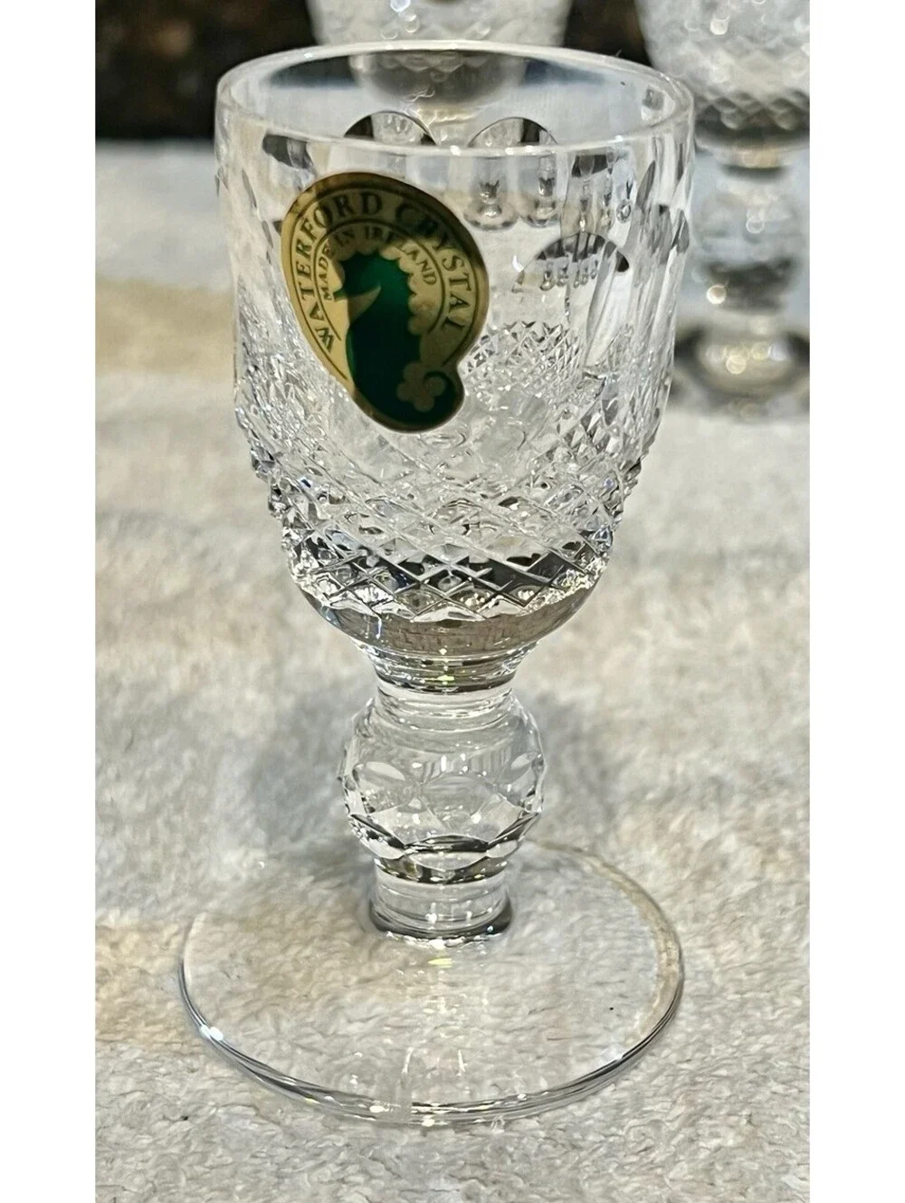 4 Waterford Crystal Colleen Liqueur Glasses 3-1/4” tall.